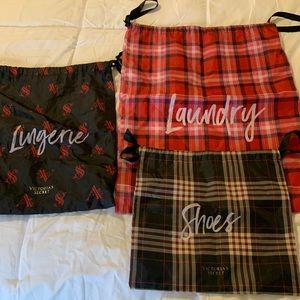 Victorias Secret 3 piece travel bag set